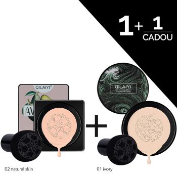 CC Cream Air Cushion Avocado + CC Cream Air Cushion Refreshing Water Beauty Glow Ivory CADOU ieftin