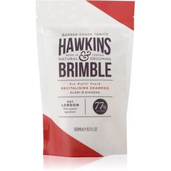 Hawkins & Brimble Revitalising Shampoo Eco Refill Pouch sampon revitalizant pentru barbati