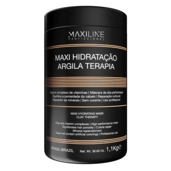 Masca Hidratanta cu Argila - Maxiline Profissional Maxi Hydrating Mask Clay Therapy, 1100 g