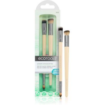 EcoTools Ultimate Concealer Trio set perii machiaj