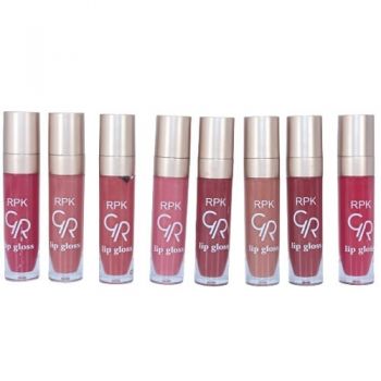 Set 8 rujuri de buze rezistente, Golden Rose, RPK Romantic Matte