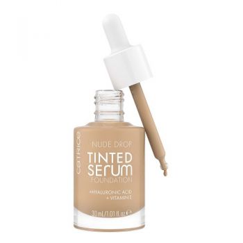 Fond de ten, Catrice, Nude Drop Tinted Serum, Acid Hialuronic si Vitamina E, 030N, 30 ml ieftin