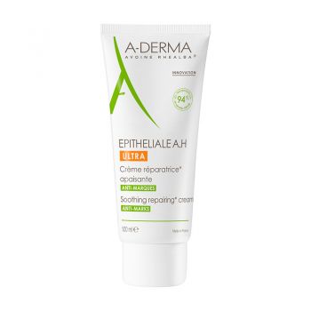 Crema reparatoare A-Derma Epitheliale A.H. Ultra pentru piele cicatrizata, 100 ml