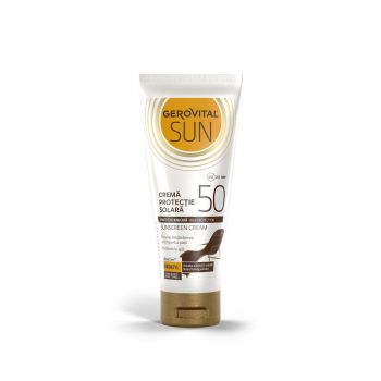 Crema nuantatoare pentru fata Gerovital Sun, SPF 50, 50 ml