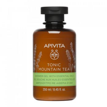 Gel dus cu ceai de munte Tonic Mountain Tea Apivita, 250 ml