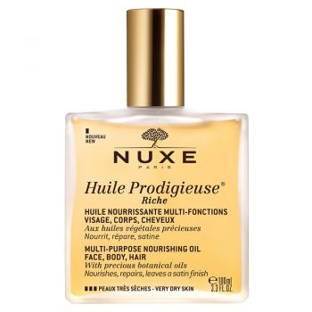 Uleiul multifuncțional pentru piele foarte uscata Nuxe Huile Prodigieuse Riche (Concentratie: Ulei, Gramaj: 100 ml)