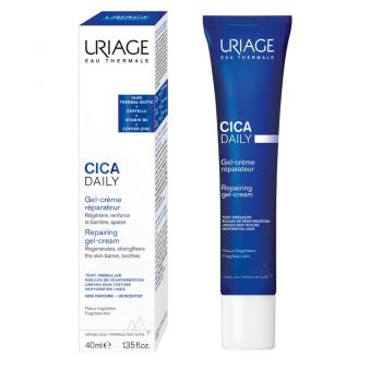 Gel crema pentru pielea fragilizata si deteriorata Bariederm Cica Daily, Uriage (Concentratie: Crema, Gramaj: 40 ml)