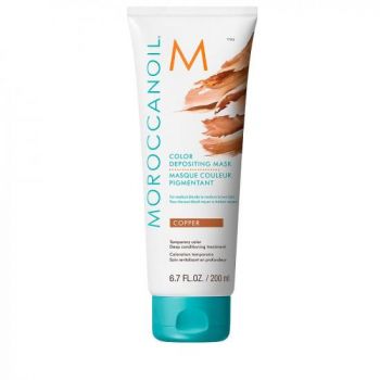 Masca de par nuantatoare Moroccanoil (Concentratie: Masca, Gramaj: 200 ml, Culoare produse: Copper)