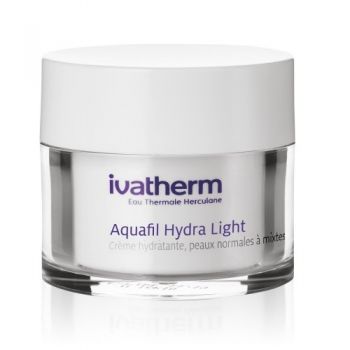 Crema hidratanta pentru piele normal-mixta Aquafil Hydra Light, Ivatherm (Concentratie: Crema, Gramaj: 50 ml)