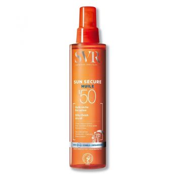 Ulei SPF 50 Sun Secure, 200 ml, SVR (Concentratie: Ulei, Gramaj: 200 ml)