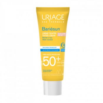 Crema colorata protectie solara SPF 50+ Bariesun, Uriage (Concentratie: Protectie solara, Gramaj: 50 ml, Culoare produse: Gold)