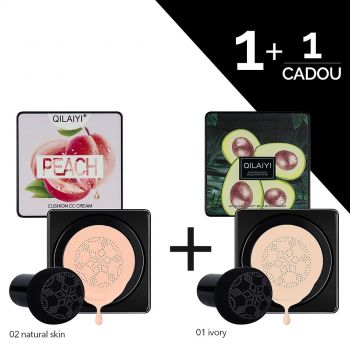 CC Cream Air Cushion Peach, Natural Skin + CADOU Air Cushion Avocado, Ivory ieftin