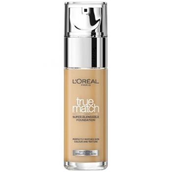 Fond de Ten Infuzat cu Acid Hialuronic - L'Oreal Paris True Match, nuanta 5N Sand, 30 ml