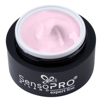 Gel Constructie Unghii Expert Line SensoPRO Milano - Milky Pink 50ml la reducere