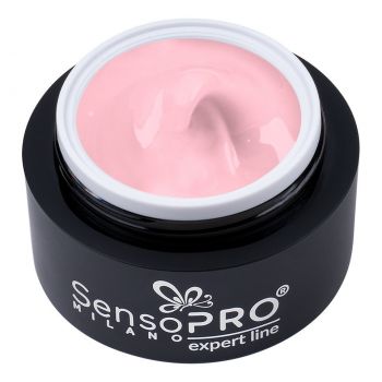 Gel Constructie Unghii Expert Line SensoPRO Milano - Perfect Pink 15ml