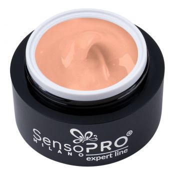 Gel Constructie Unghii Expert Line SensoPRO Milano - Shimmer Nude 30ml la reducere