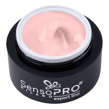 Gel Constructie Unghii Expert Line SensoPRO Milano - Shimmer Old Rose 30ml la reducere