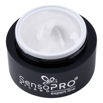 Gel Constructie Unghii Expert Line SensoPRO Milano - White 50ml la reducere