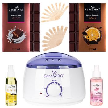 Kit Epilare Ceara SensoPRO Milano, Chocolate Soft Skin