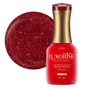 Oja Semipermanenta Ruby Collection LUXORISE, Steal my Heart 15ml