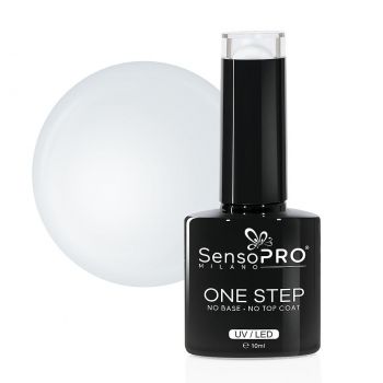 Oja Semipermanenta SensoPRO Milano One Step 10ml, Milky White #076