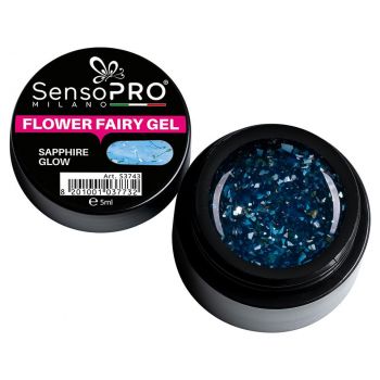 Flower Fairy Gel UV SensoPRO Milano - Sapphire Glow 5ml la reducere