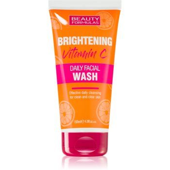 Beauty Formulas Vitamin C gel de curățare, cu efect de iluminare cu vitamina C