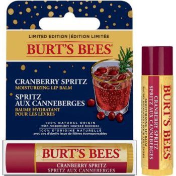 Burt’s Bees Festive Cranberry Spritz balsam pentru buze cu efect hidratant