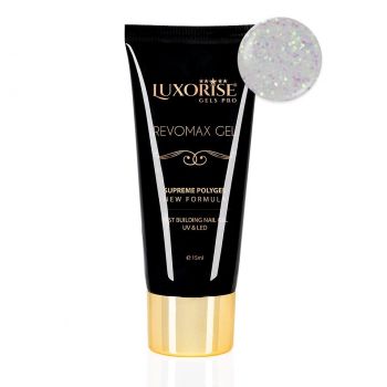 Polygel REVOMAX GEL LUXORISE Celestial Sprinkles, 15ml la reducere