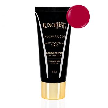 Polygel REVOMAX GEL LUXORISE Passion Red, 15ml