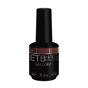 Gel Unghii ETB Nails 353 Shimmer Burgundy 15 ml la reducere