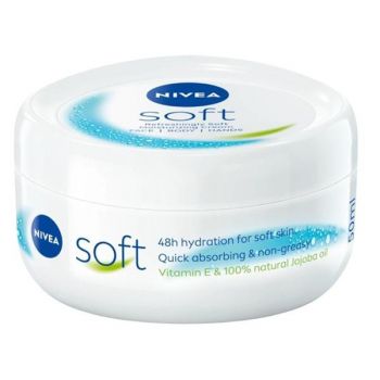 Crema cu Ulei de Jojoba si Vitamina E - Nivea Soft, 50 ml