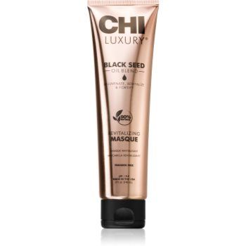 CHI Luxury Black Seed Oil Revitalizing Masque masca profunda pentru păr uscat și deteriorat