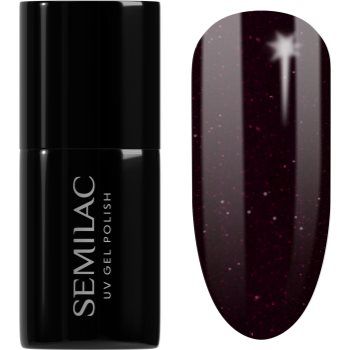 Semilac UV Hybrid Standard Glitter lac de unghii sub forma de gel