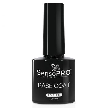 Base Coat Oja Semipermanenta SensoPRO Milano 10ml - Gel de Baza pentru Oja Semipermanenta