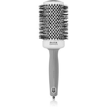 Olivia Garden Expert Shine Wavy Bristles White&Grey perie de par