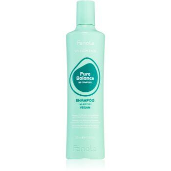 Fanola Vitamins Pure Balance Shampoo sampon pentru curatare pentru par gras si cu matreata