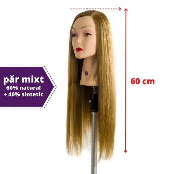 Cap manechin - par MIXT - 60% natural + 40% sintetic - lungime 60 cm