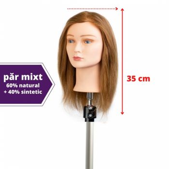 Cap manechin par MIXT - ENTRY LEVEL - saten deschis - lungime 35 cm - Labor Pro