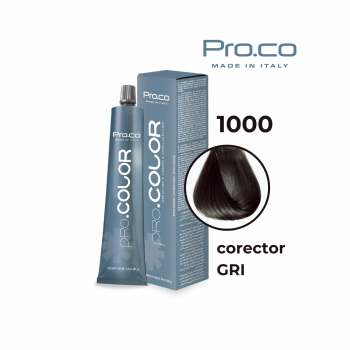 Vopsea de par profesionala PRO.COLOR 100 ml - CORECTOR GRI