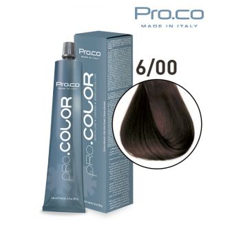 Vopsea de par profesionala PRO.COLOR 100 ml - Pro.Co - 6 00 BLOND INCHIS INTENS