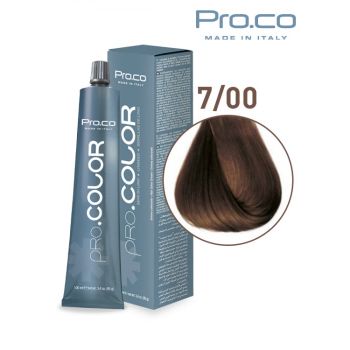 Vopsea de par profesionala PRO.COLOR 100 ml - Pro.Co - 7 00 BLOND NATURAL INTENS