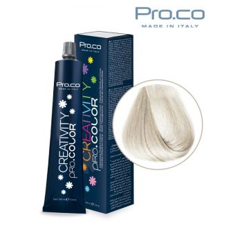 Vopsea par directa CREATIVITY PRO.COLOR 100 ml - NEUTRU (pentru a obtine culori pastelate in combinatie cu celelalte culori CREATIVITY)