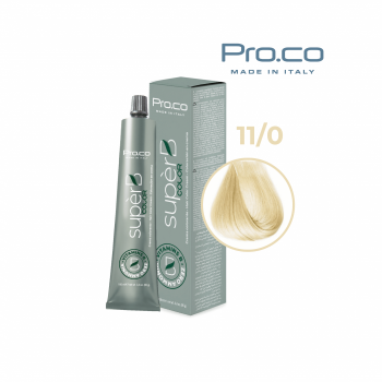 Vopsea de par profesionala fara amoniac SUPERB.COLOR 100 ml - Pro.Co - 11 0 BLOND SUPER DESCHIS