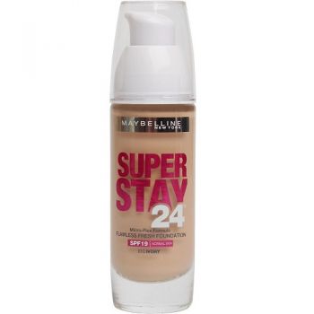 Fond de Ten Rezistent, Maybelline, Superstay 24H, Micro-Flex, SPF19, 010 Ivory, 30 ml ieftin