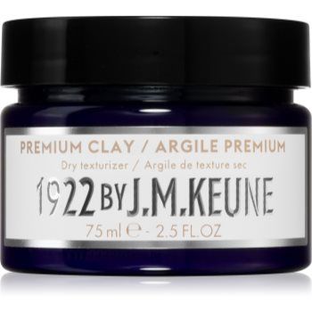 Keune 1922 Premium Clay gel pentru aranjarea parului pentru un aspect mat