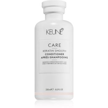 Keune Care Keratin Smooth Conditioner Balsam pentru păr uscat și deteriorat.