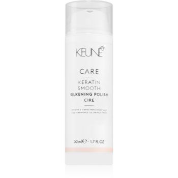 Keune Care Keratin Smooth Silk Polish crema de netezire pentru par indisciplinat