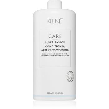 Keune Care Silver Savior Conditioner balsam pentru păr blond neutralizeaza tonurile de galben