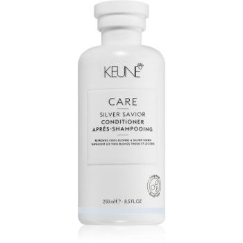 Keune Care Silver Savior Conditioner balsam pentru păr blond neutralizeaza tonurile de galben